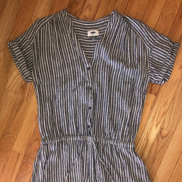 Striped Romper ~ Size M - Picture 3 of 3